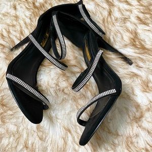 Liliana rhinestone strappy heel